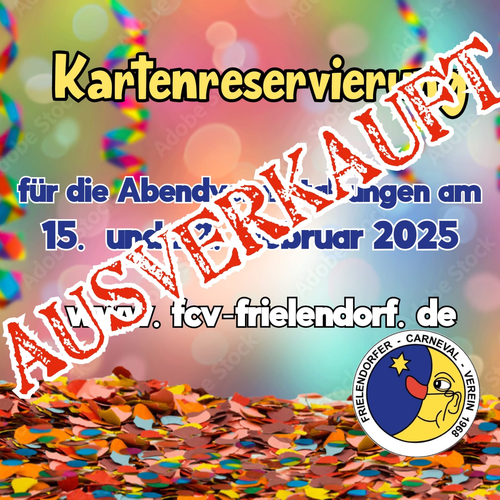 Abendveranstaltung Ausverkauft